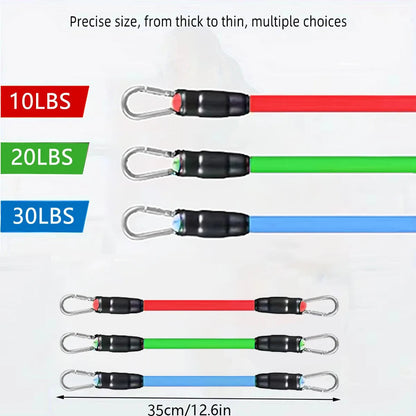 Ankle Resistance Bands with Cuffs for Women & Men - 3-Level Adjustable Leg & Glute Workout Equipment