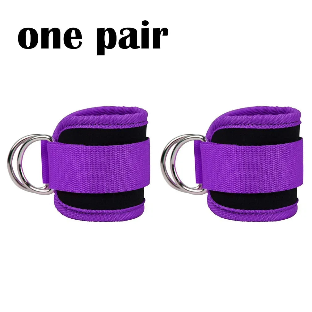Ankle Resistance Bands with Cuffs for Women & Men - 3-Level Adjustable Leg & Glute Workout Equipment