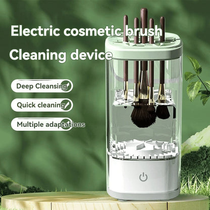 USB Electric Makeup Brush Cleaner Rechargeable Automatic Cleaning Stand Device
