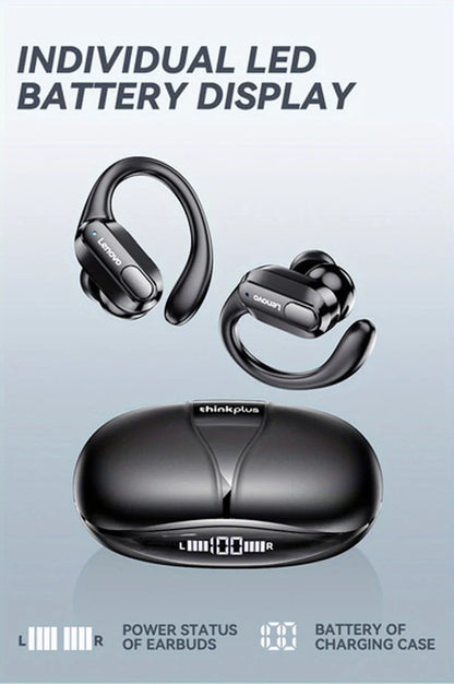 Lenovo XT80 Wireless Headphones Bluetooth 5.3 Earphones True with Mic Button Control Noise Reduction Earhooks Waterproof Headset