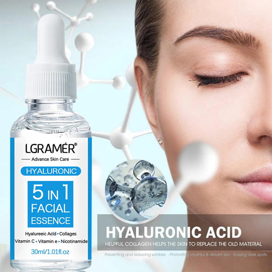 Hyaluronic Acid Facial Essence Deeply Moisturizes and Brightens Skin Tone To Eliminate Dull Facial Essence Korean Skin  Product