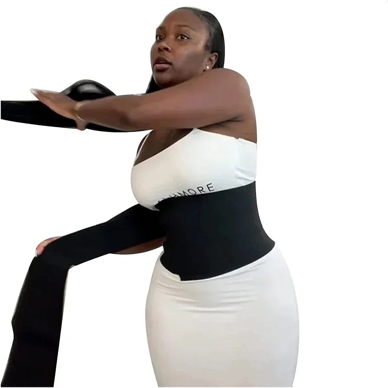Wrap Bandage Invisible Waist Trainer for Women Trimmer Tummy Sweat Waist Wraps Belt with Loop Stomach/Belly/Body Shaper