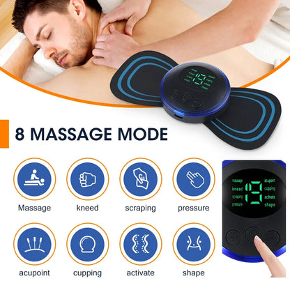 Electric EMS Neck Massager Muscle Stimulator for Pain Relief