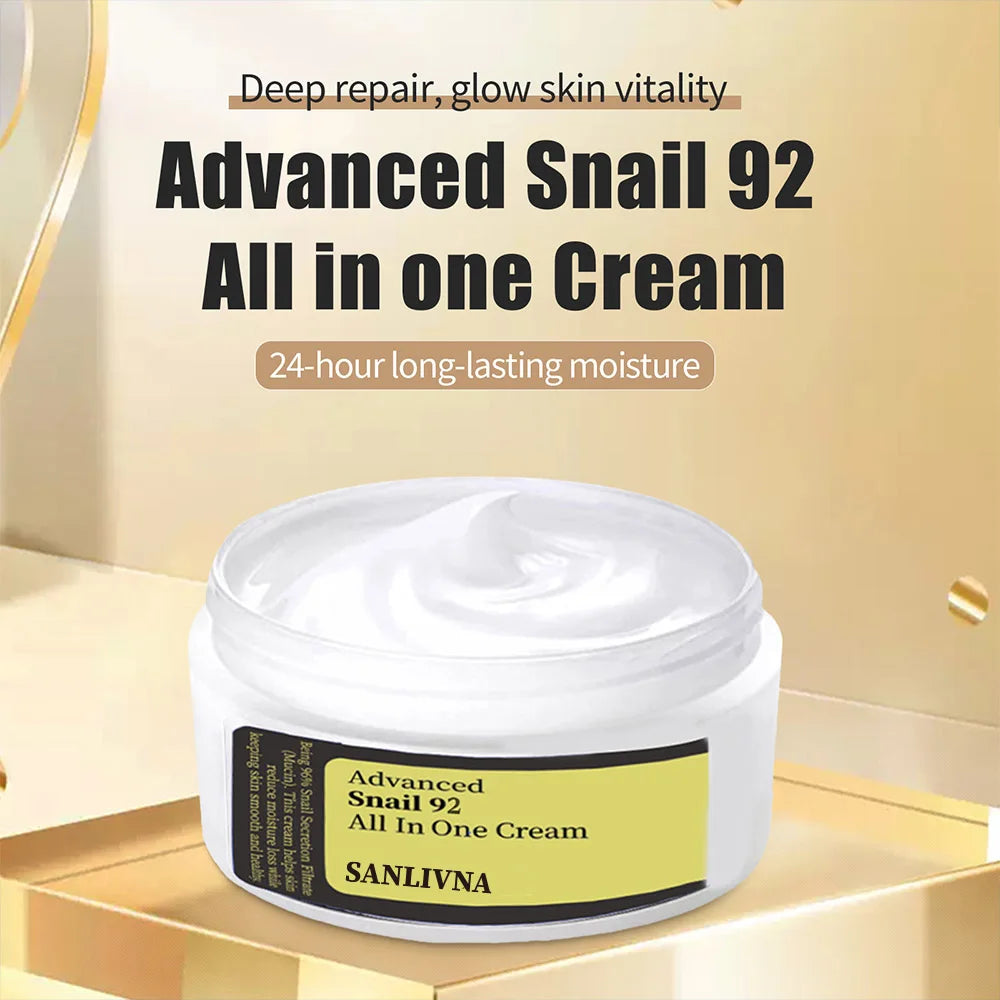 Sanlivna Snail 92% Duo Cream for Sensitive Skin