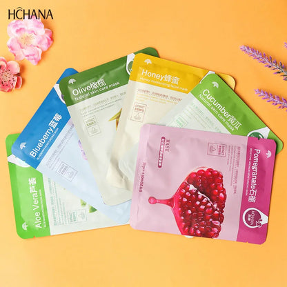 Fresh Fruit Korean Face Mask Set (30pcs)