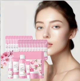 Sakura All-In-One Skincare Gift Set with Facial Masks Included