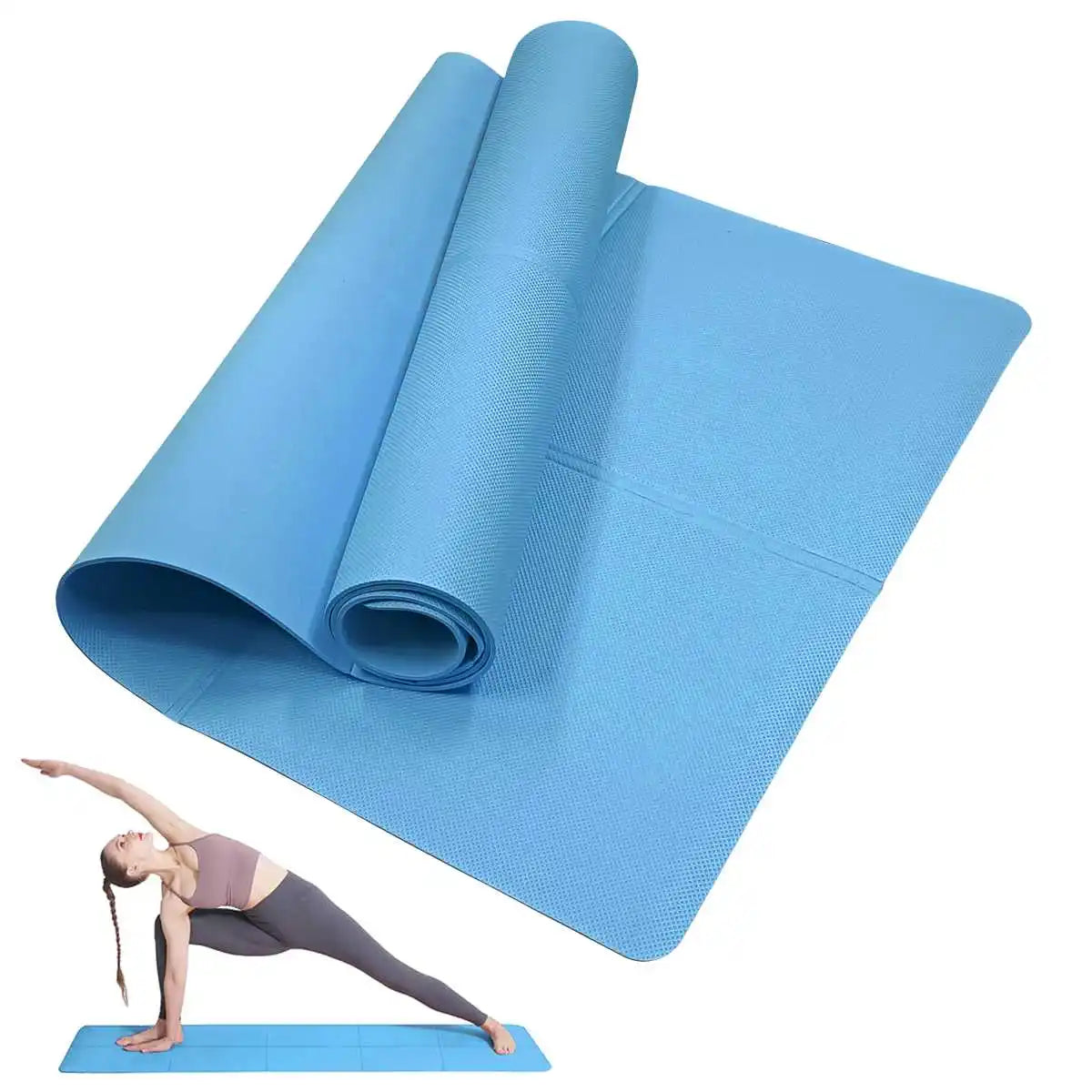 EVA Yoga Mat 4mm Thick Non Slip Fitness Exercise Mat