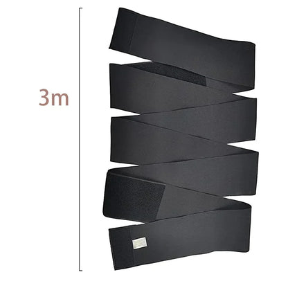 Wrap Bandage Invisible Waist Trainer for Women Trimmer Tummy Sweat Waist Wraps Belt with Loop Stomach/Belly/Body Shaper