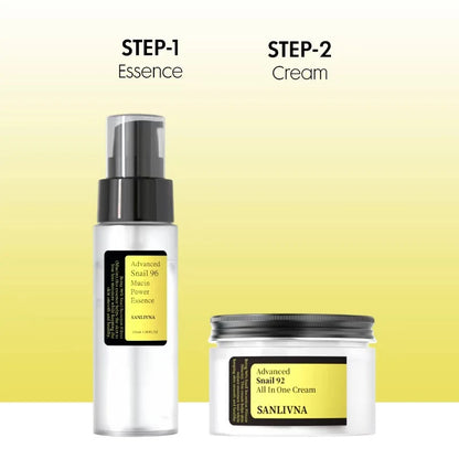 Sanlivna Snail 92% Duo Cream for Sensitive Skin