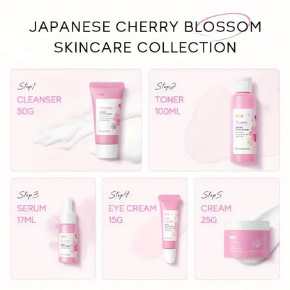 Sakura All-In-One Skincare Gift Set with Facial Masks Included
