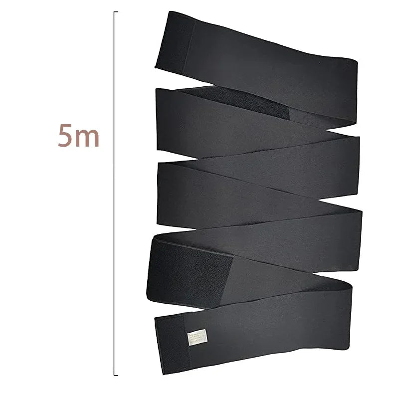 Wrap Bandage Invisible Waist Trainer for Women Trimmer Tummy Sweat Waist Wraps Belt with Loop Stomach/Belly/Body Shaper