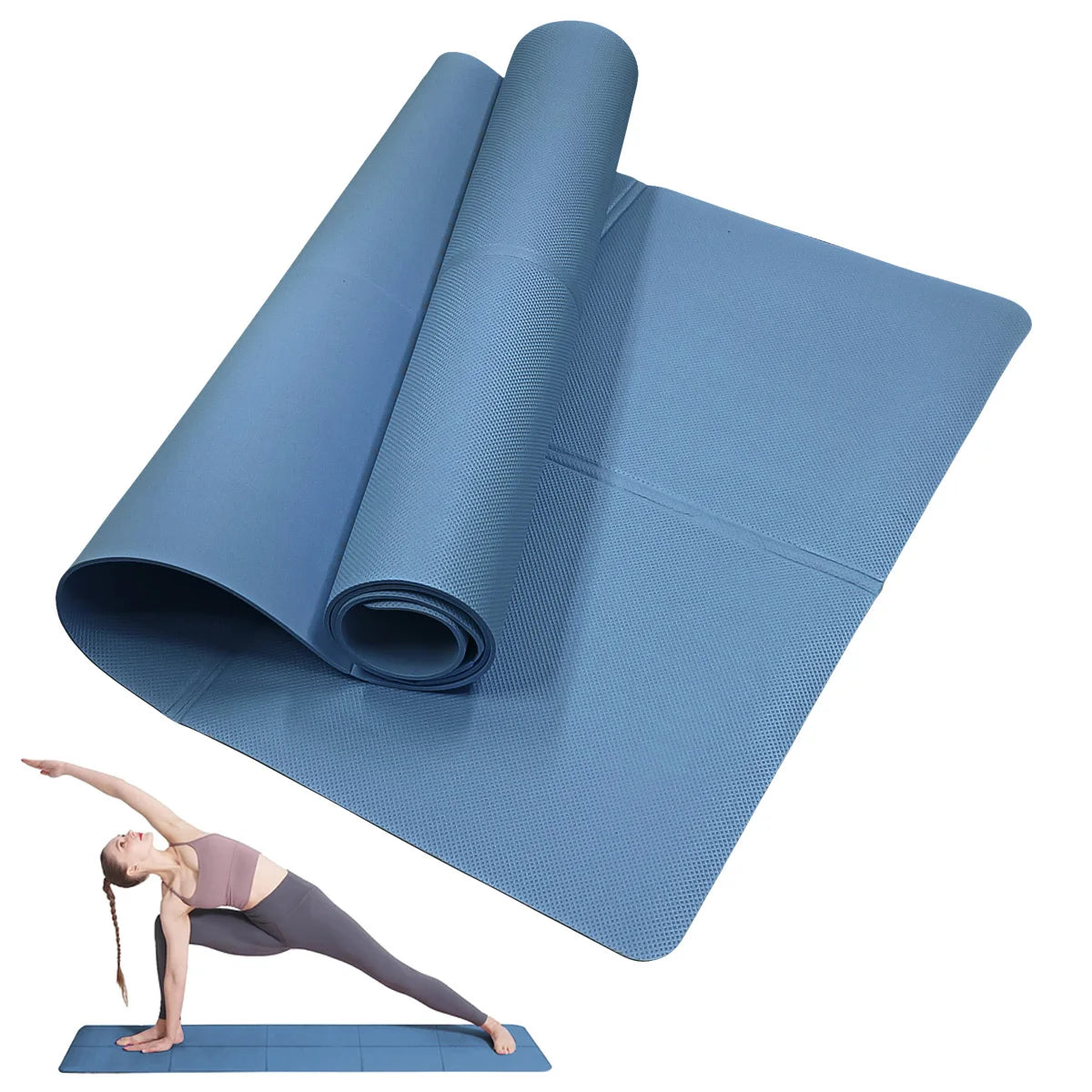 EVA Yoga Mat 4mm Thick Non Slip Fitness Exercise Mat