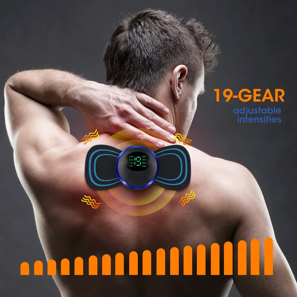 EMS Neck Massager for Pain Relief Shoulder Relaxation